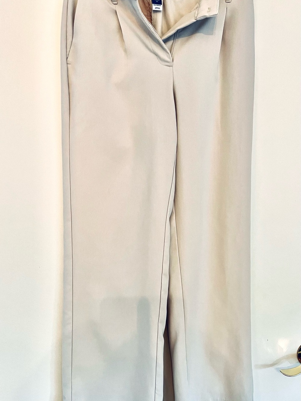 Old Navy Cream Wide-Leg Women's Pants